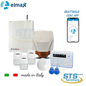 KIT Centrale Allarme 8 Zone GSM/GPRS + Tastiera
